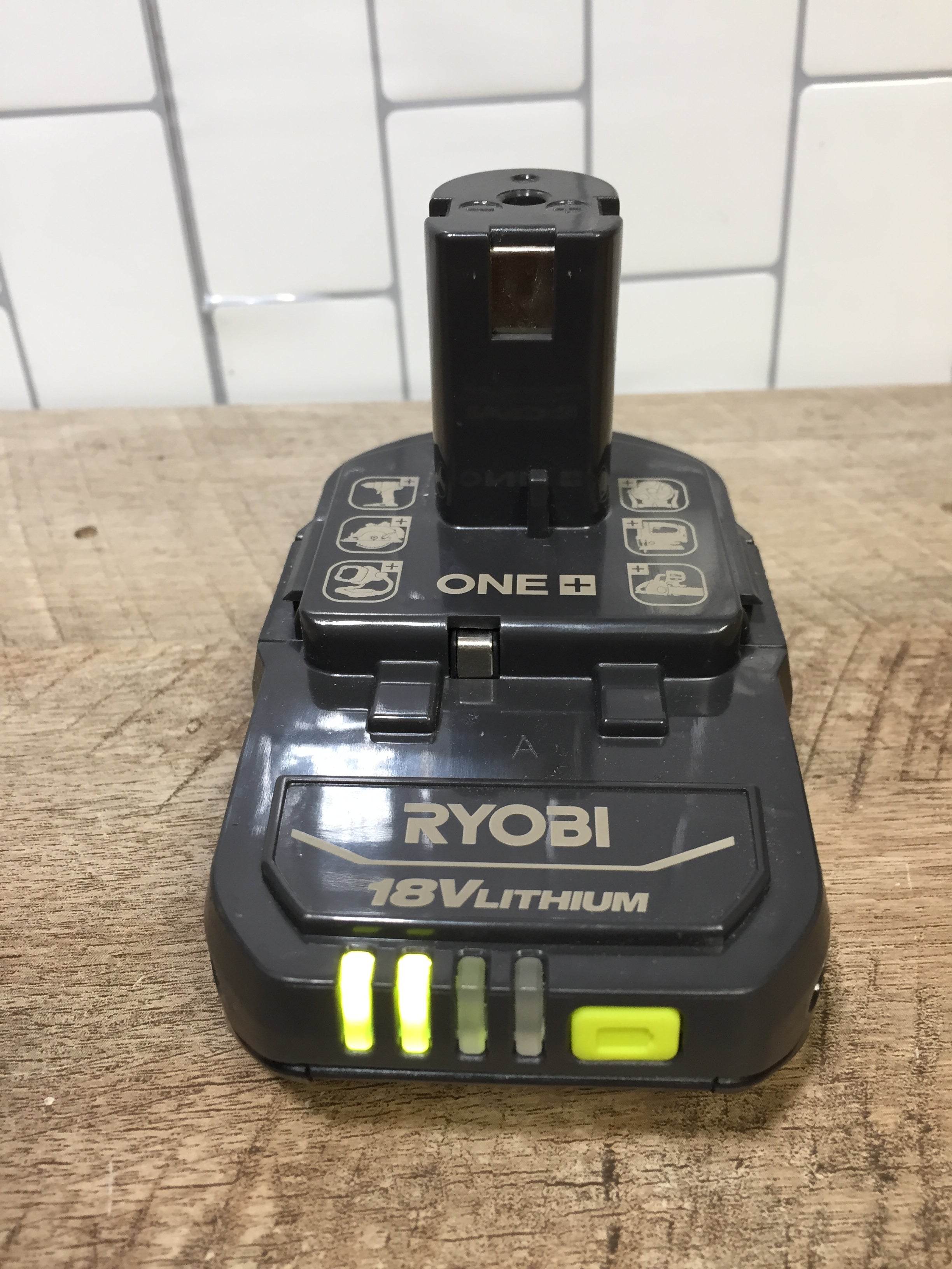 Genuine Ryobi ONE+ HP 18V 1.5Ah Lithium Ion Battery w/ Onboard Fuel Gauge PBP002 (7430699679982)